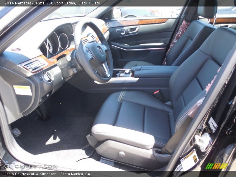 Black / Black 2014 Mercedes-Benz E 350 Sport Sedan