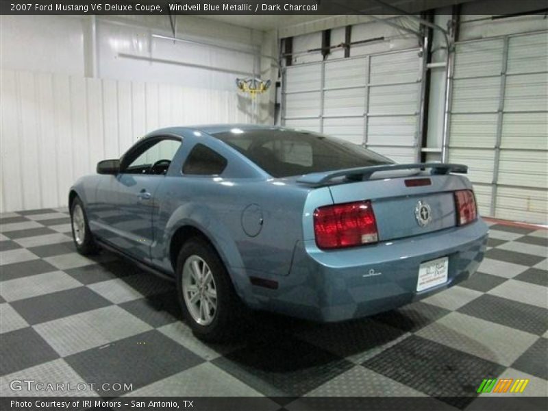 Windveil Blue Metallic / Dark Charcoal 2007 Ford Mustang V6 Deluxe Coupe