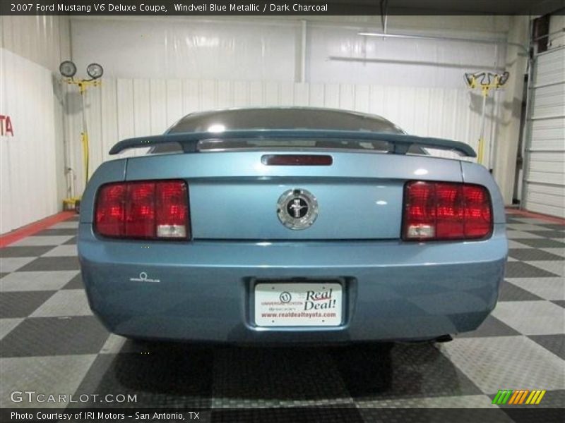 Windveil Blue Metallic / Dark Charcoal 2007 Ford Mustang V6 Deluxe Coupe
