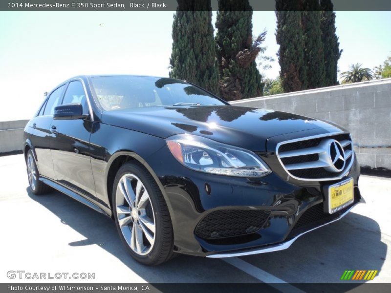 Black / Black 2014 Mercedes-Benz E 350 Sport Sedan