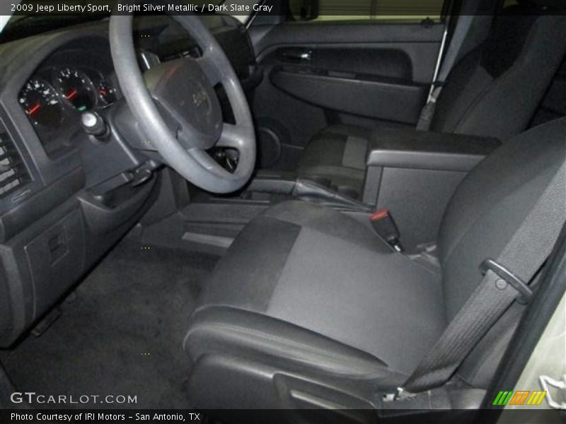 Bright Silver Metallic / Dark Slate Gray 2009 Jeep Liberty Sport