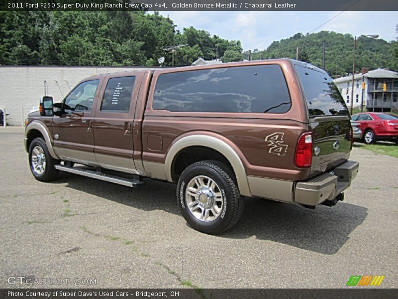 Golden Bronze Metallic / Chaparral Leather 2011 Ford F250 Super Duty King Ranch Crew Cab 4x4