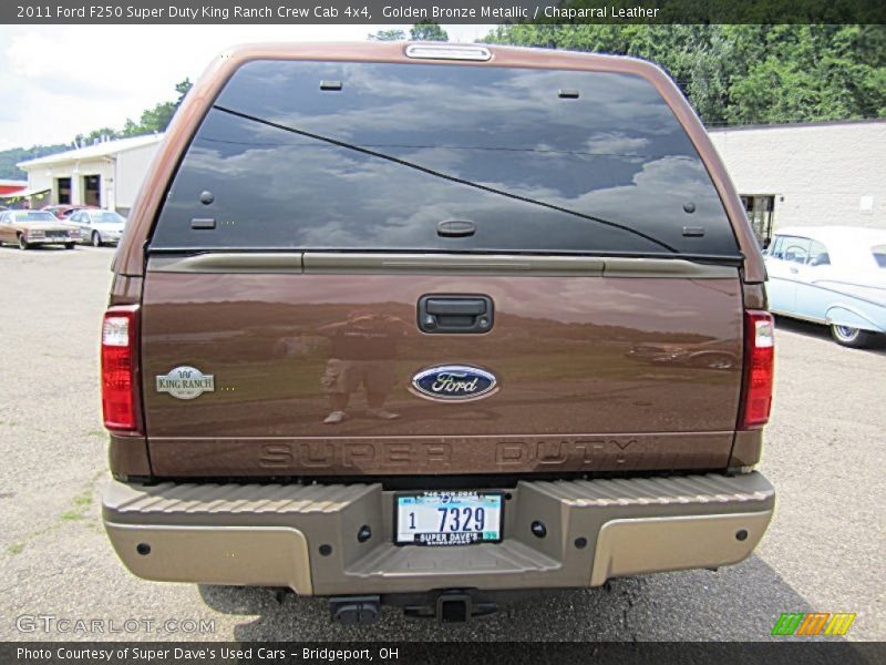 Golden Bronze Metallic / Chaparral Leather 2011 Ford F250 Super Duty King Ranch Crew Cab 4x4