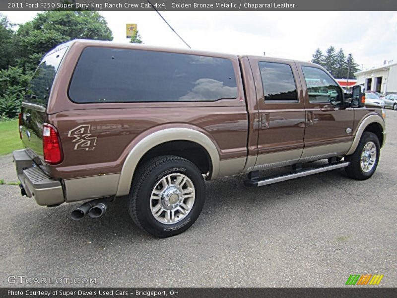 Golden Bronze Metallic / Chaparral Leather 2011 Ford F250 Super Duty King Ranch Crew Cab 4x4