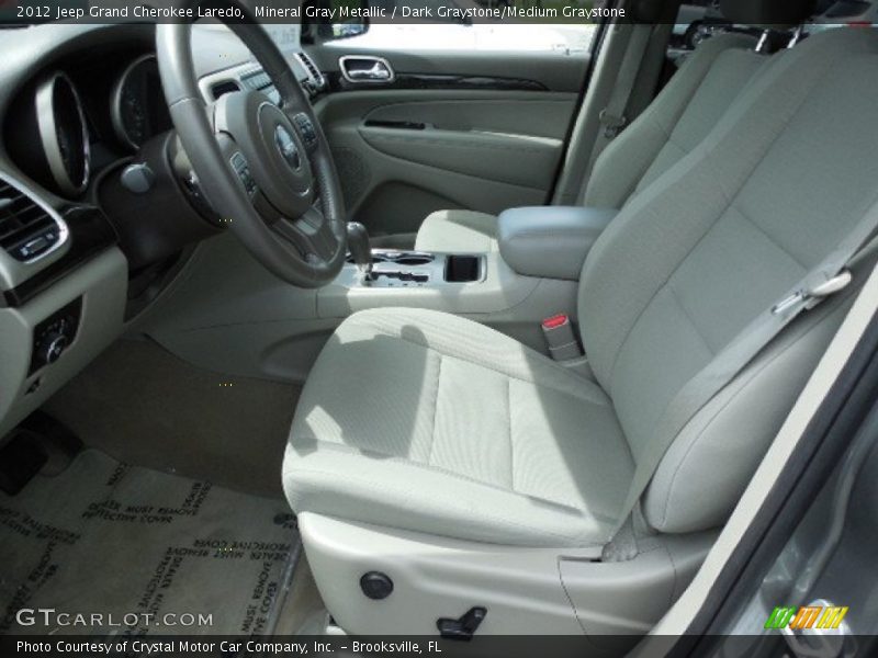 Mineral Gray Metallic / Dark Graystone/Medium Graystone 2012 Jeep Grand Cherokee Laredo