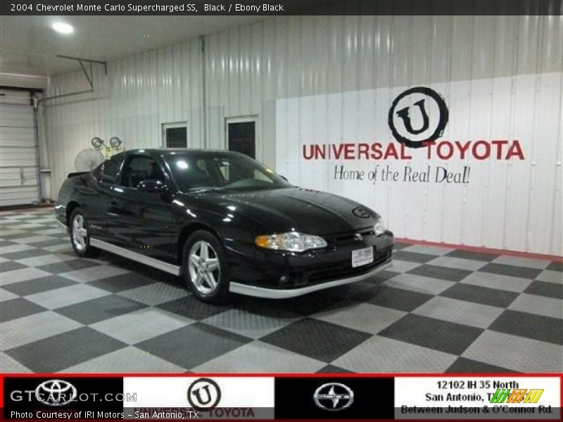 Black / Ebony Black 2004 Chevrolet Monte Carlo Supercharged SS