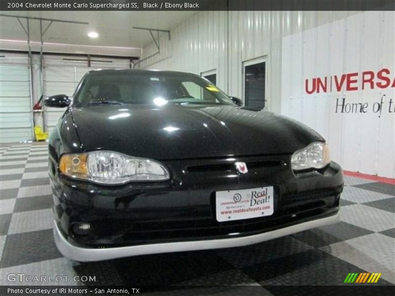 Black / Ebony Black 2004 Chevrolet Monte Carlo Supercharged SS