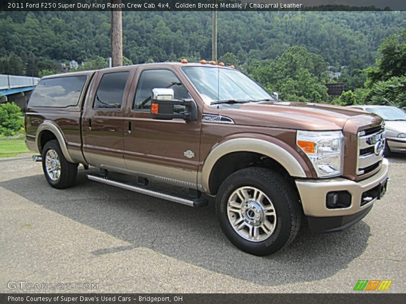 Golden Bronze Metallic / Chaparral Leather 2011 Ford F250 Super Duty King Ranch Crew Cab 4x4