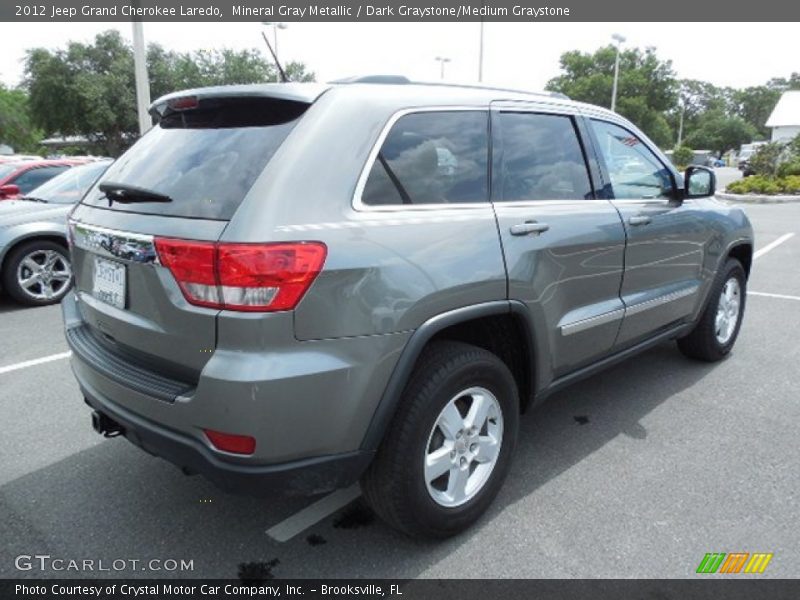 Mineral Gray Metallic / Dark Graystone/Medium Graystone 2012 Jeep Grand Cherokee Laredo