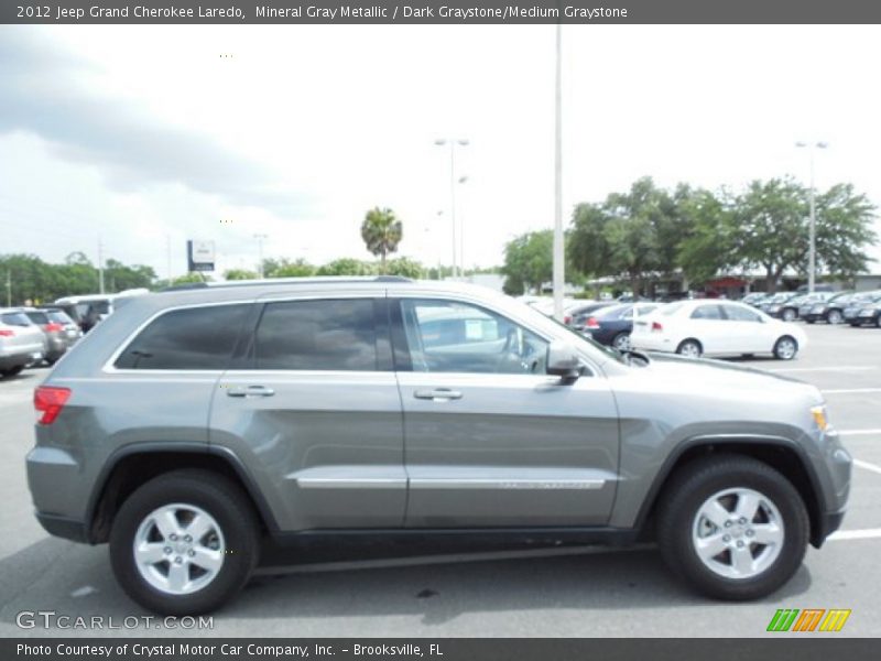 Mineral Gray Metallic / Dark Graystone/Medium Graystone 2012 Jeep Grand Cherokee Laredo