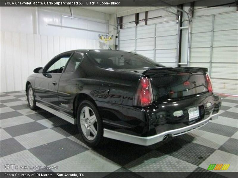 Black / Ebony Black 2004 Chevrolet Monte Carlo Supercharged SS