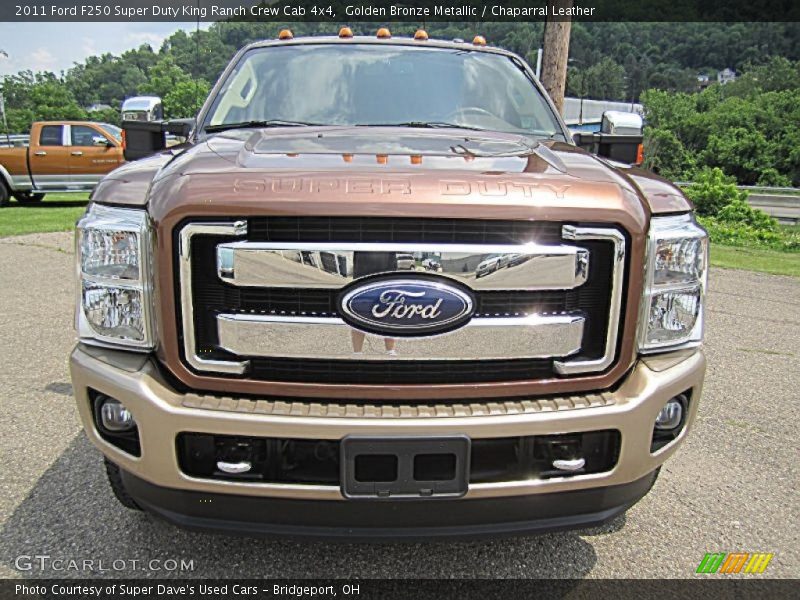Golden Bronze Metallic / Chaparral Leather 2011 Ford F250 Super Duty King Ranch Crew Cab 4x4