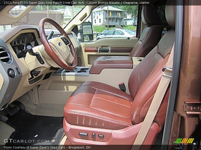 Golden Bronze Metallic / Chaparral Leather 2011 Ford F250 Super Duty King Ranch Crew Cab 4x4