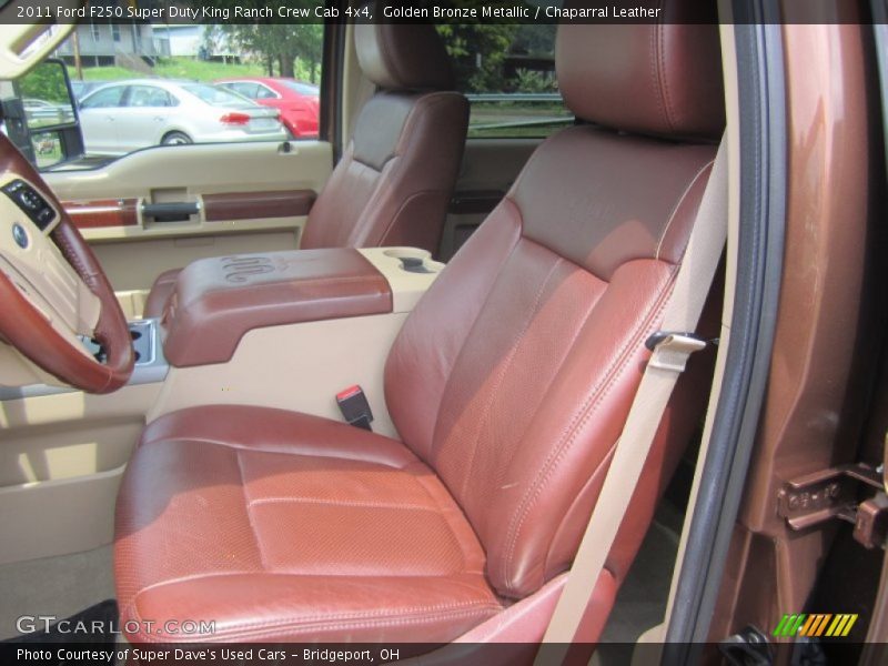 Golden Bronze Metallic / Chaparral Leather 2011 Ford F250 Super Duty King Ranch Crew Cab 4x4