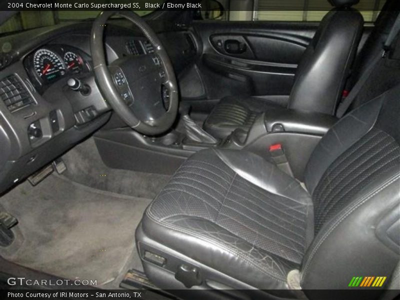Black / Ebony Black 2004 Chevrolet Monte Carlo Supercharged SS