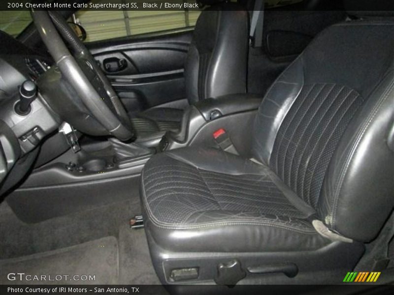 Black / Ebony Black 2004 Chevrolet Monte Carlo Supercharged SS