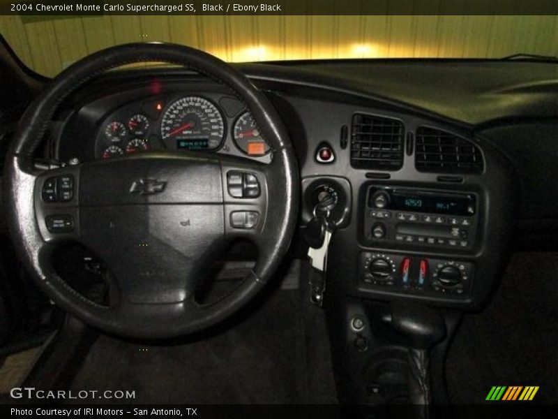Black / Ebony Black 2004 Chevrolet Monte Carlo Supercharged SS