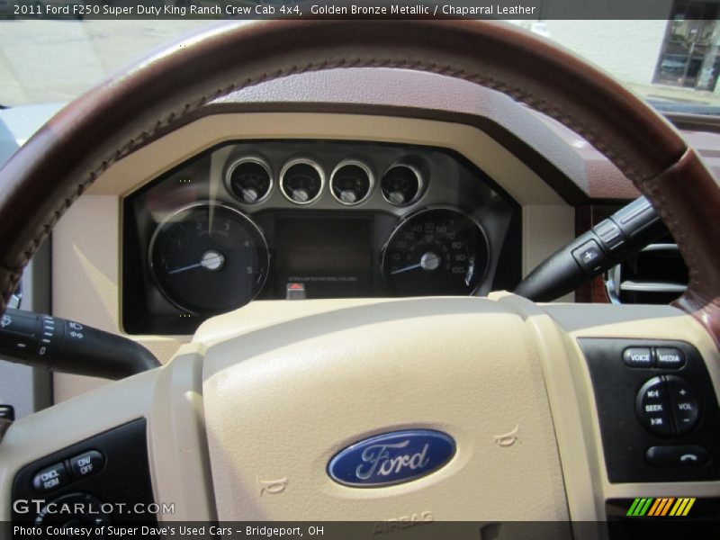 Golden Bronze Metallic / Chaparral Leather 2011 Ford F250 Super Duty King Ranch Crew Cab 4x4