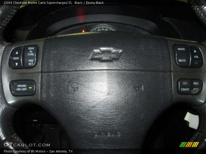 Black / Ebony Black 2004 Chevrolet Monte Carlo Supercharged SS
