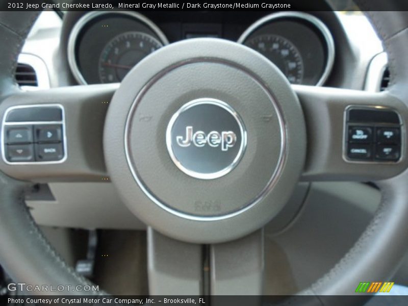Mineral Gray Metallic / Dark Graystone/Medium Graystone 2012 Jeep Grand Cherokee Laredo