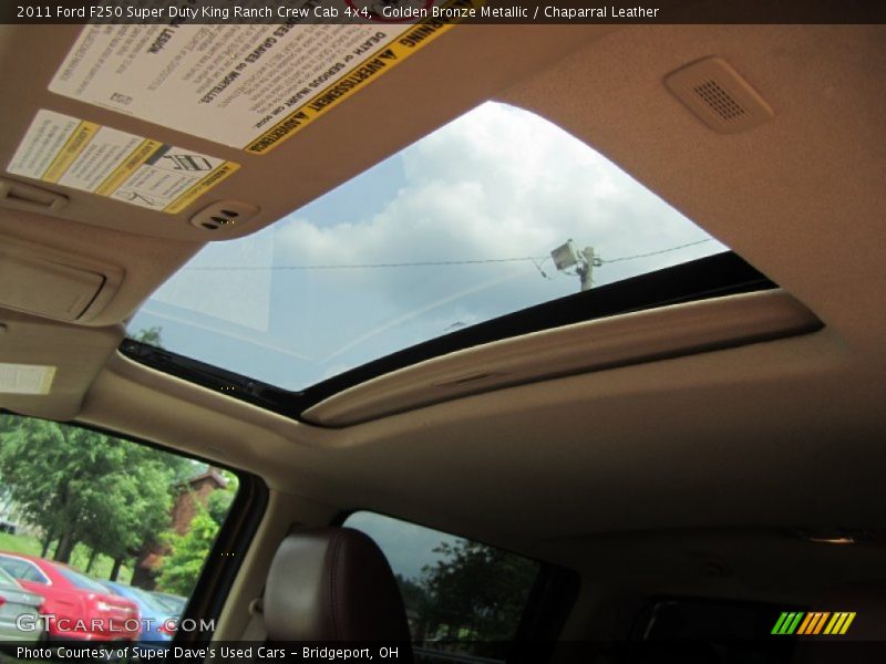 Golden Bronze Metallic / Chaparral Leather 2011 Ford F250 Super Duty King Ranch Crew Cab 4x4