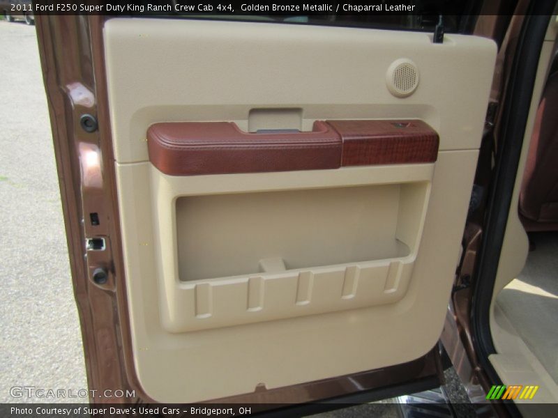 Golden Bronze Metallic / Chaparral Leather 2011 Ford F250 Super Duty King Ranch Crew Cab 4x4