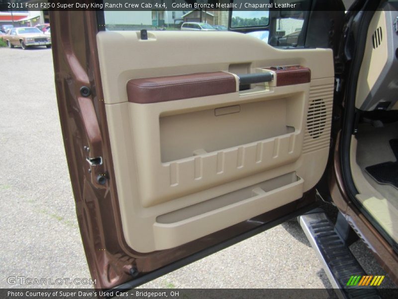 Golden Bronze Metallic / Chaparral Leather 2011 Ford F250 Super Duty King Ranch Crew Cab 4x4