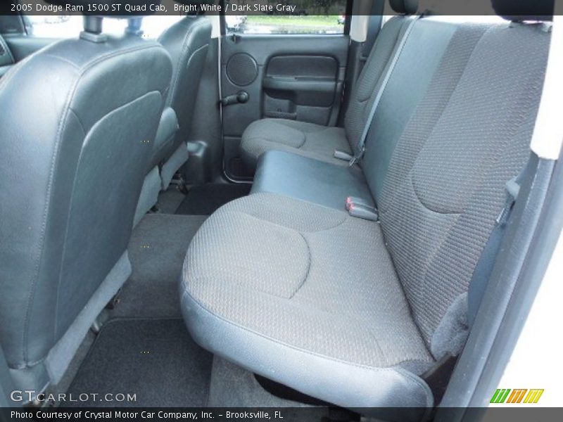 Bright White / Dark Slate Gray 2005 Dodge Ram 1500 ST Quad Cab