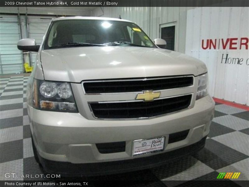 Gold Mist Metallic / Ebony 2009 Chevrolet Tahoe Hybrid 4x4