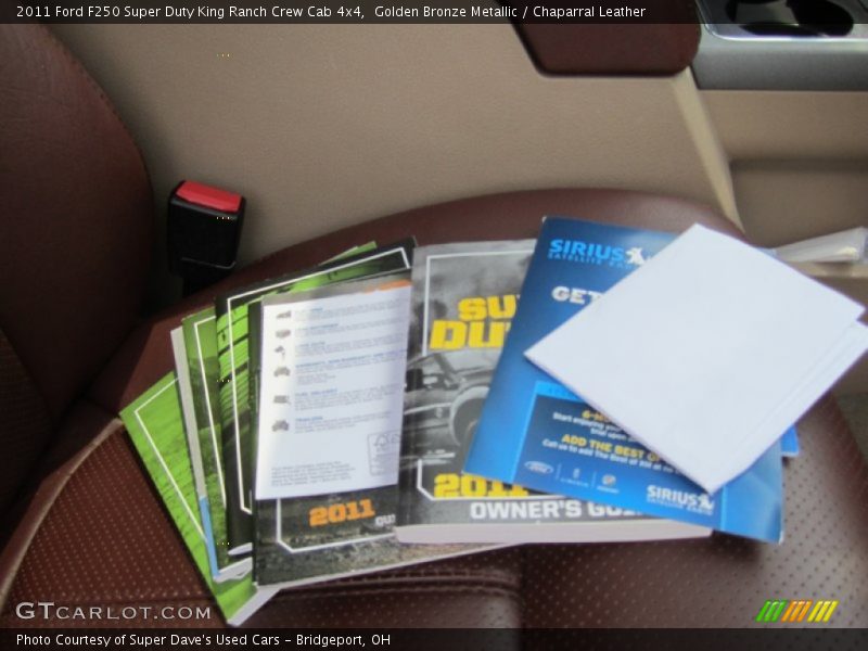 Golden Bronze Metallic / Chaparral Leather 2011 Ford F250 Super Duty King Ranch Crew Cab 4x4