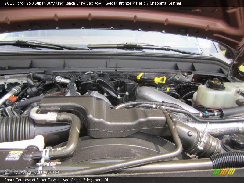 Golden Bronze Metallic / Chaparral Leather 2011 Ford F250 Super Duty King Ranch Crew Cab 4x4