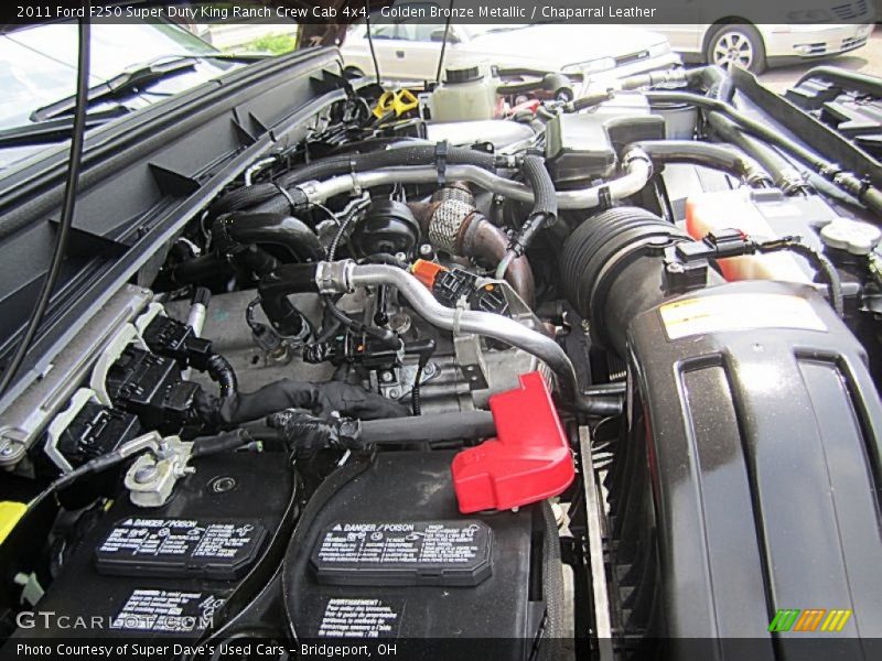 Golden Bronze Metallic / Chaparral Leather 2011 Ford F250 Super Duty King Ranch Crew Cab 4x4
