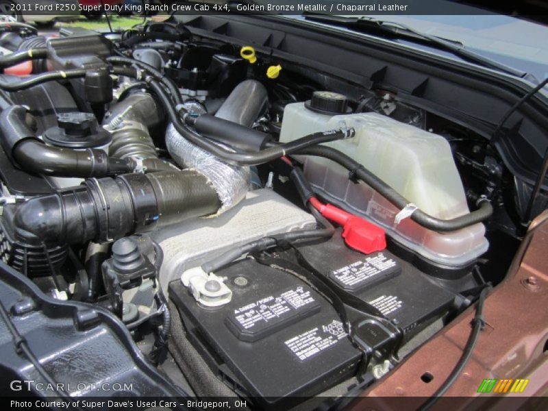 Golden Bronze Metallic / Chaparral Leather 2011 Ford F250 Super Duty King Ranch Crew Cab 4x4