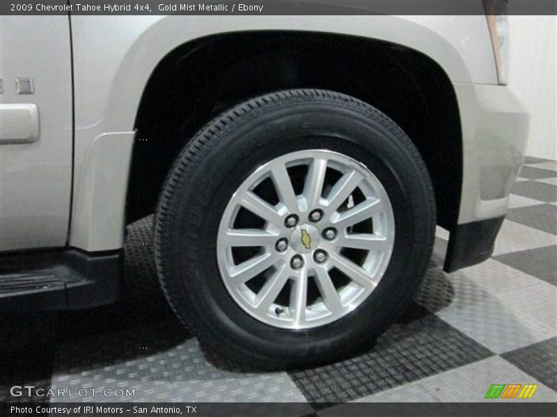 Gold Mist Metallic / Ebony 2009 Chevrolet Tahoe Hybrid 4x4