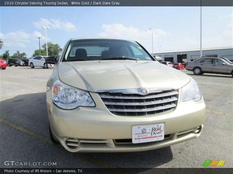 White Gold / Dark Slate Gray 2010 Chrysler Sebring Touring Sedan