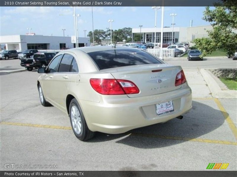White Gold / Dark Slate Gray 2010 Chrysler Sebring Touring Sedan
