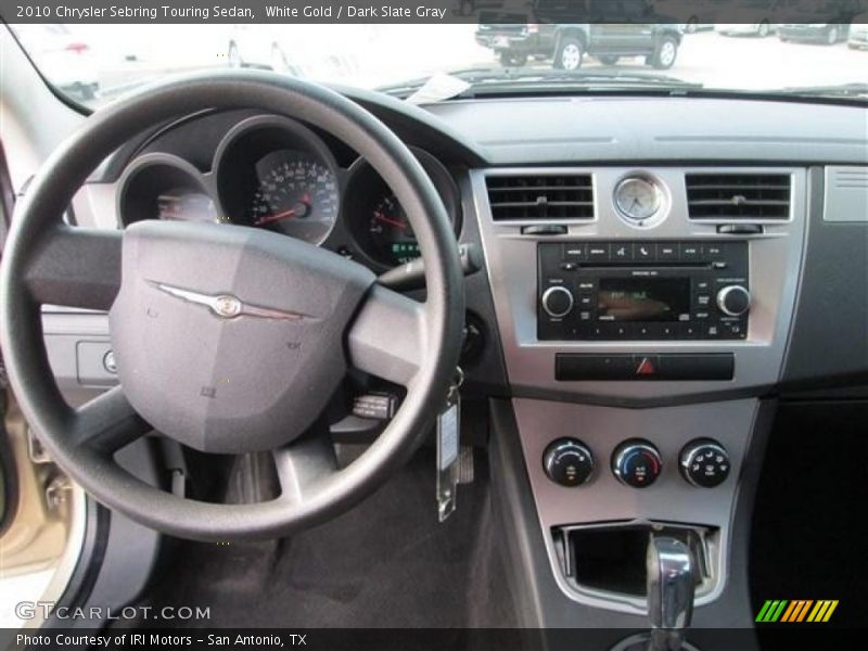 White Gold / Dark Slate Gray 2010 Chrysler Sebring Touring Sedan
