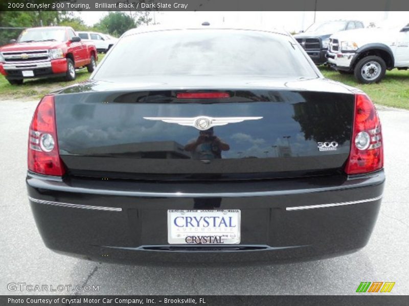 Brilliant Black / Dark Slate Gray 2009 Chrysler 300 Touring