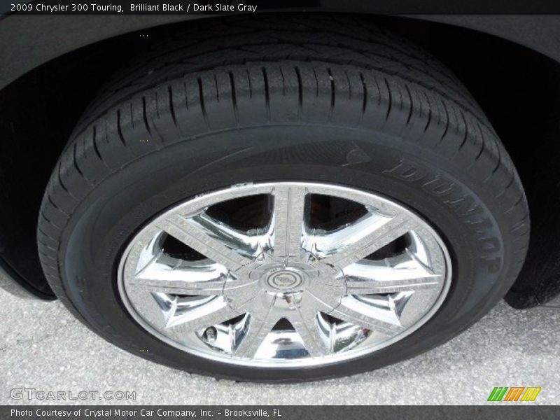 Brilliant Black / Dark Slate Gray 2009 Chrysler 300 Touring