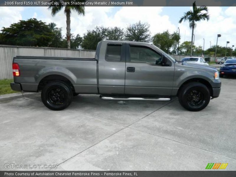 Dark Shadow Grey Metallic / Medium Flint 2006 Ford F150 XLT SuperCab