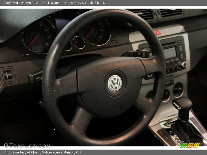 United Grey Metallic / Black 2007 Volkswagen Passat 2.0T Wagon