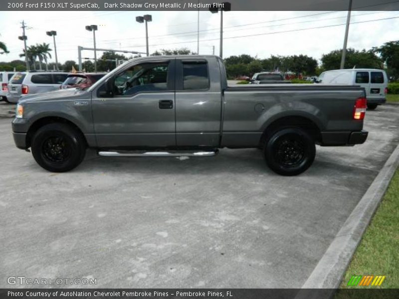 Dark Shadow Grey Metallic / Medium Flint 2006 Ford F150 XLT SuperCab