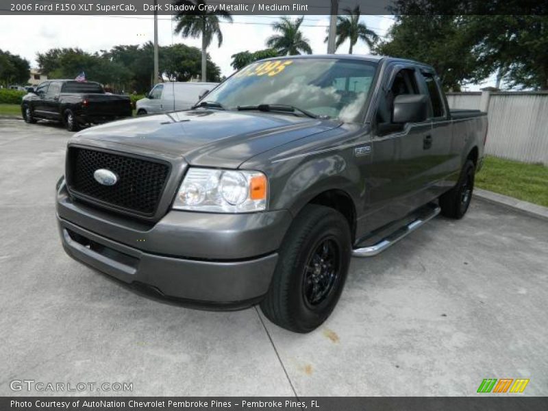 Dark Shadow Grey Metallic / Medium Flint 2006 Ford F150 XLT SuperCab