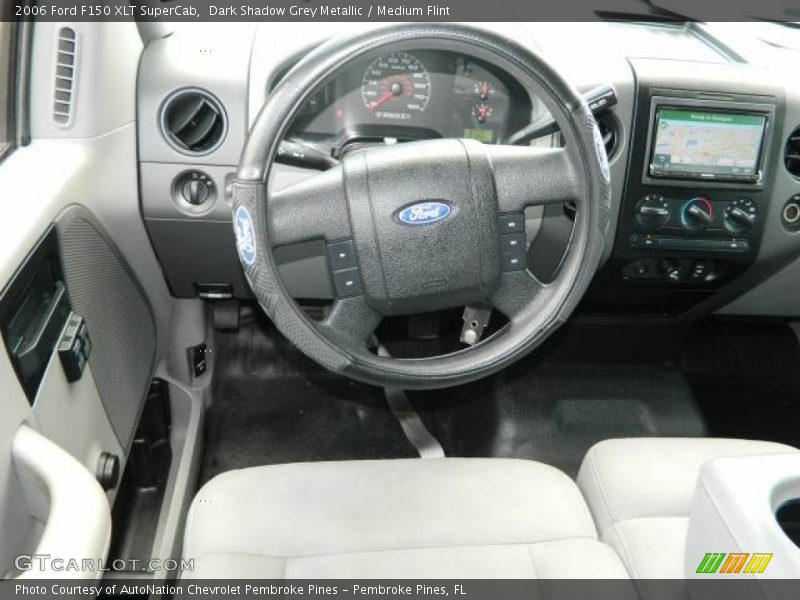 Dark Shadow Grey Metallic / Medium Flint 2006 Ford F150 XLT SuperCab