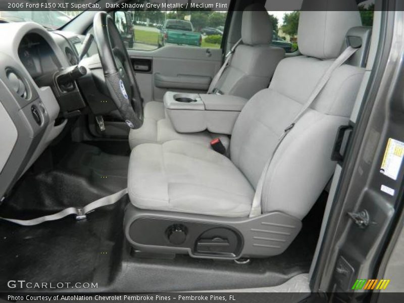 Dark Shadow Grey Metallic / Medium Flint 2006 Ford F150 XLT SuperCab