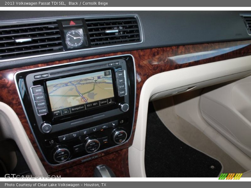 Black / Cornsilk Beige 2013 Volkswagen Passat TDI SEL