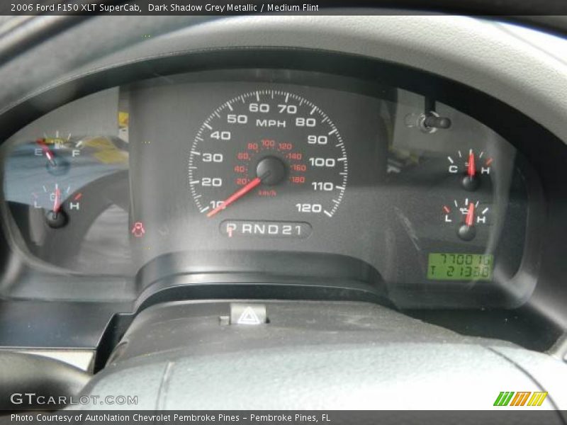 Dark Shadow Grey Metallic / Medium Flint 2006 Ford F150 XLT SuperCab