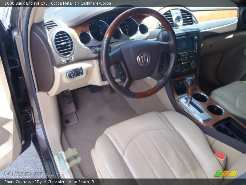 Cocoa Metallic / Cashmere/Cocoa 2008 Buick Enclave CXL