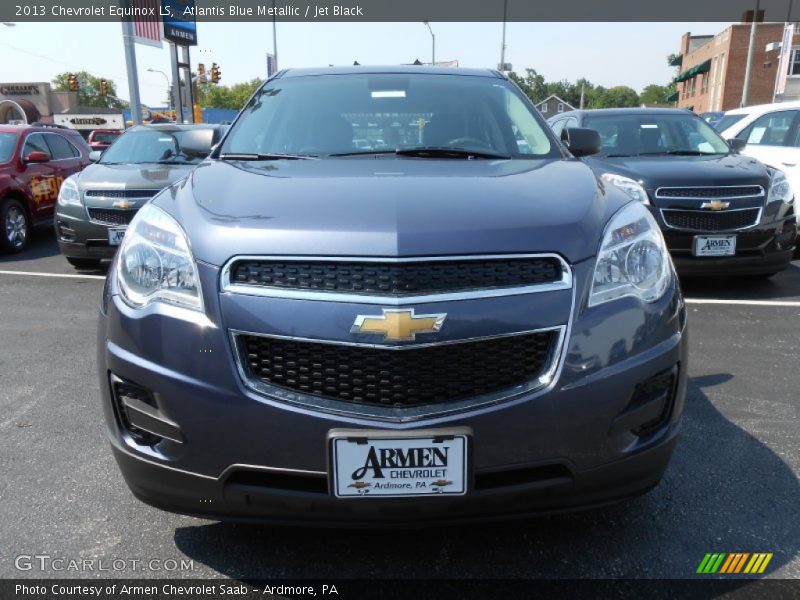 Atlantis Blue Metallic / Jet Black 2013 Chevrolet Equinox LS