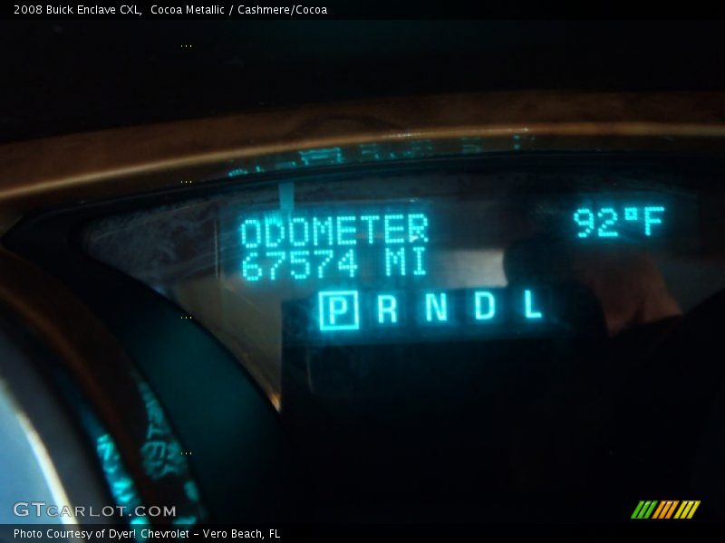 Cocoa Metallic / Cashmere/Cocoa 2008 Buick Enclave CXL